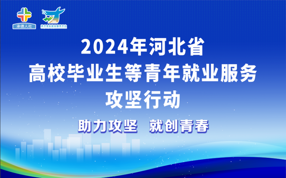 2024年河北省高校毕业生等青年就业服务攻坚行动